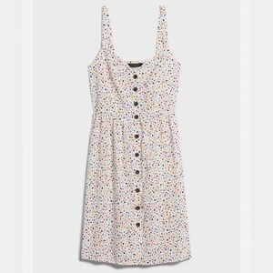 Banana Republic Multicolor Button-Front Dress whimsical fairy Cottagecore